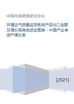 环境空气质量监测系统产品出口金额及增长率其他资金图表 中国产业净资产增长率